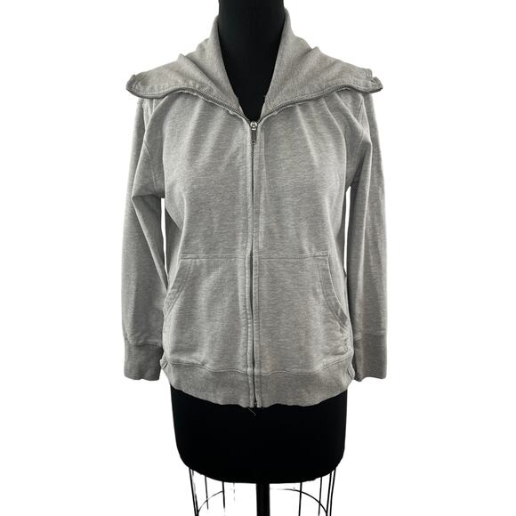 Free People Gray Zip-Up Jacket - Picture 2 of 11